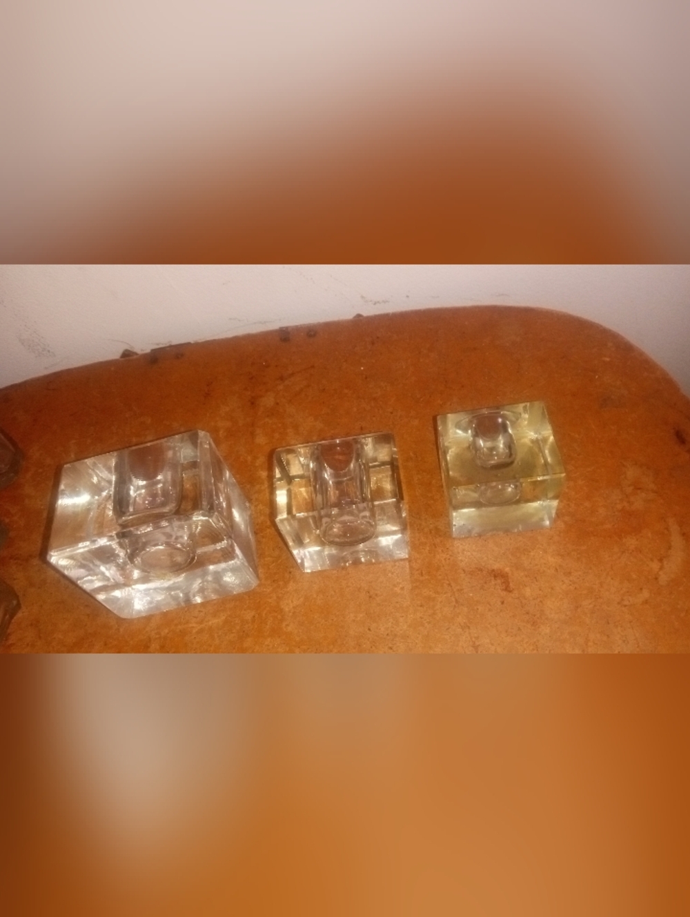 Three Antique Ink Wells